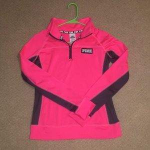 women’s PINK hot pink sweatshirt